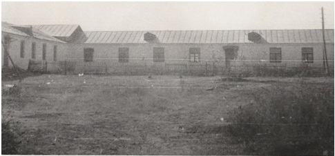 1967 год. Школа. Вид со двора